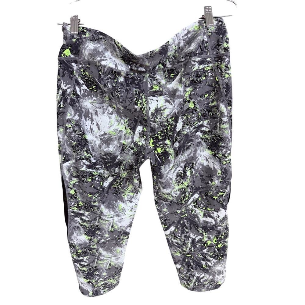 Calvin Klein Performance Abstract Print Capri Leggings XL Athleisure Y2K - Picture 4 of 5